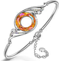 Rise From the Ashes Phoenix Crystal Bracelet - Adjustable Bangle