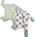 Baby Bamboo Rayon Romper Girl Footless Newborn Footie - Soft Viscose