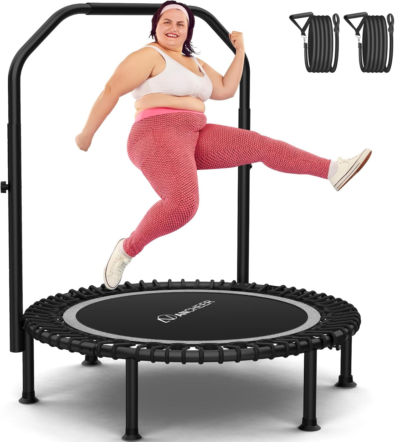 Bungee Rebounder Trampoline for Home Cardio Workouts