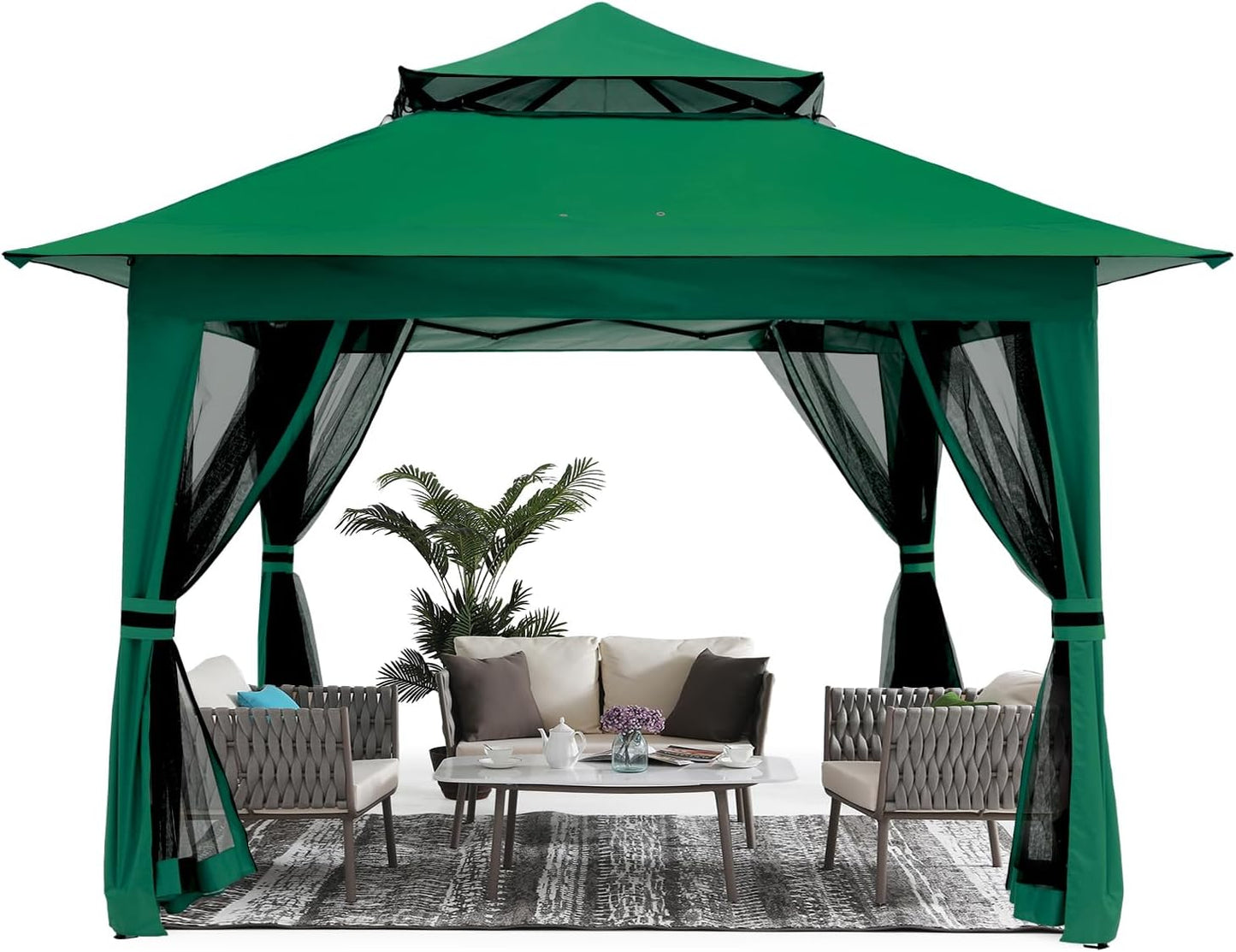 ABCCANOPY 13x13 Pop Up Gazebo with Mosquito Netting for Outdoors