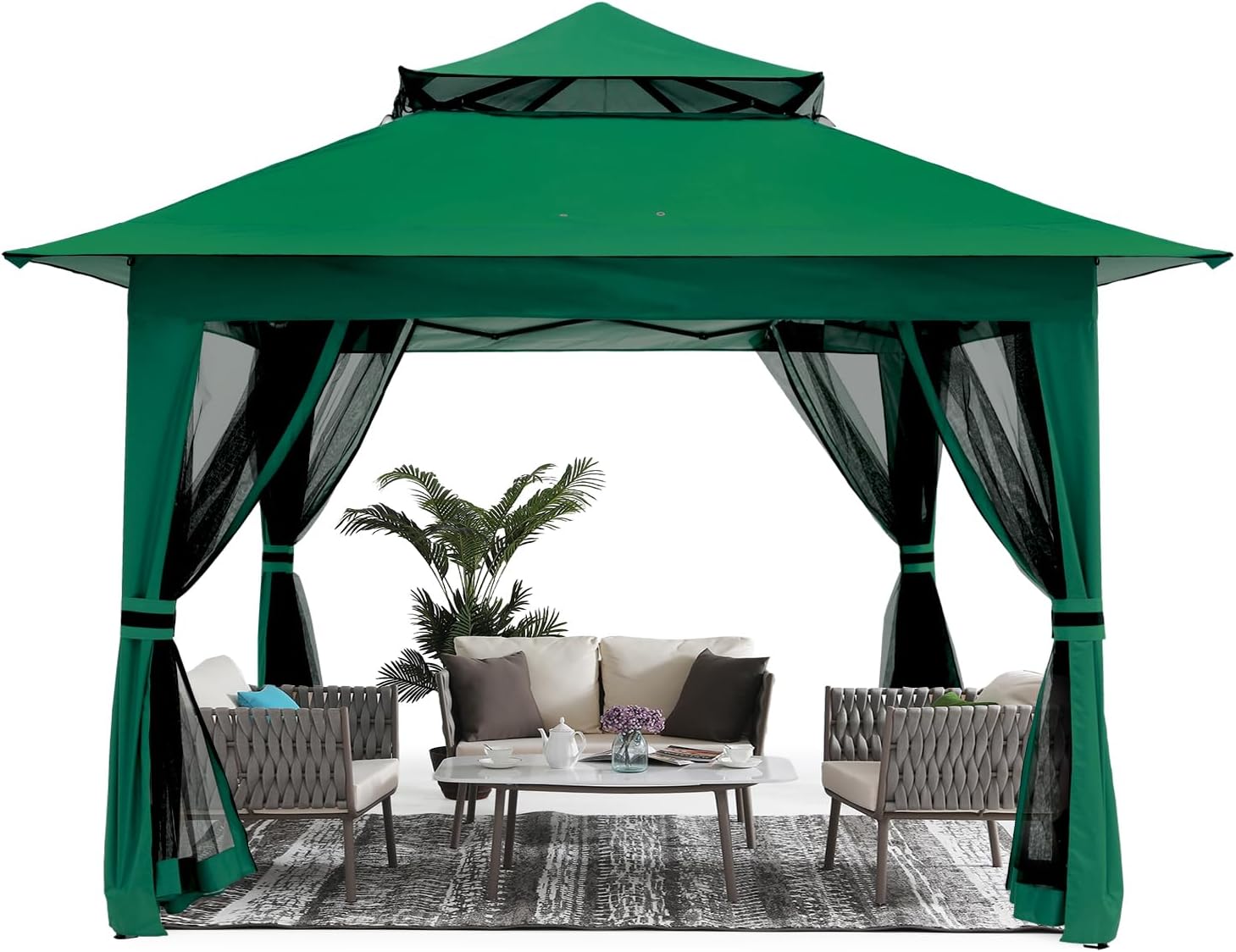 ABCCANOPY 13x13 Pop Up Gazebo with Mosquito Netting for Outdoors