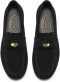 Journey West Men's Vintage Penny Loafers - Timeless Suede Comfort make
