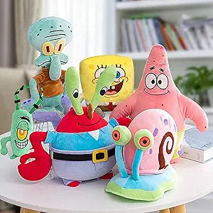 Plush Toys Set of 6 Soft Cuddle Pillows for Kids' Adventures