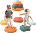 Balance Stepping Stones for Kids 5pcs - Non-Slip River Stones