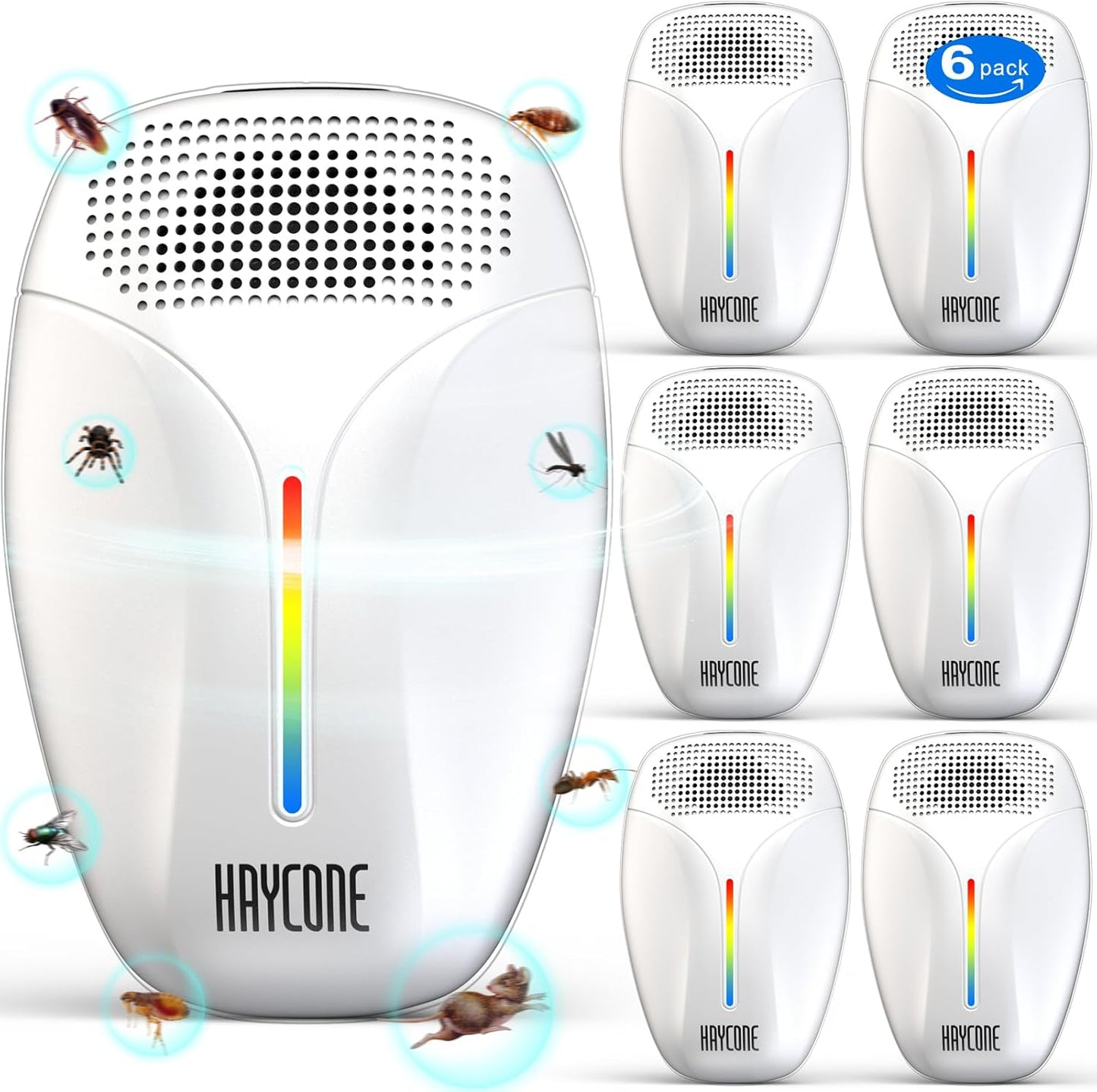 Haycone Ultrasonic Pest Repeller - Repel Pests with Ease!