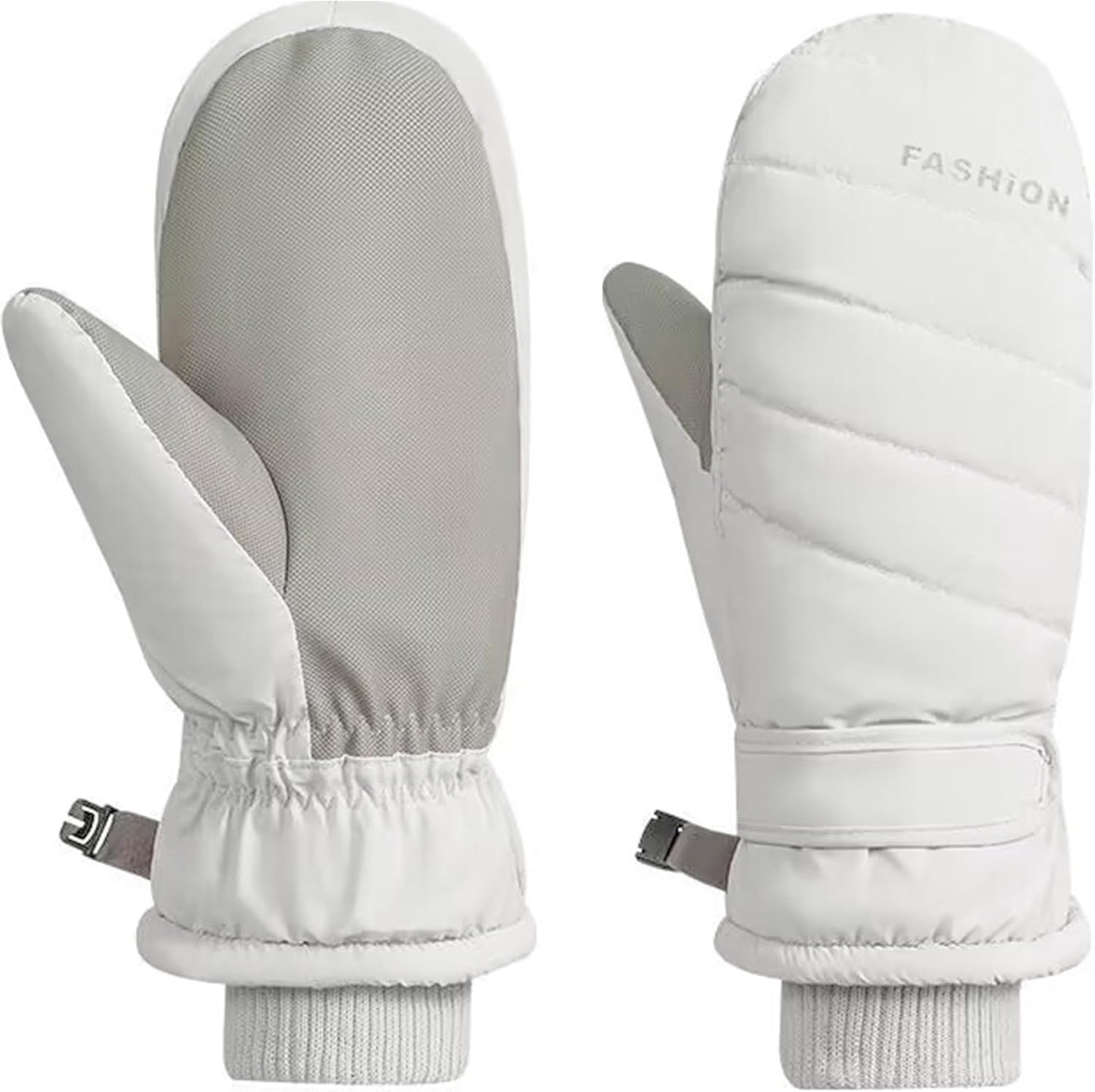 IZUS Women's Non-Slip Ski Mittens - Waterproof & Warm