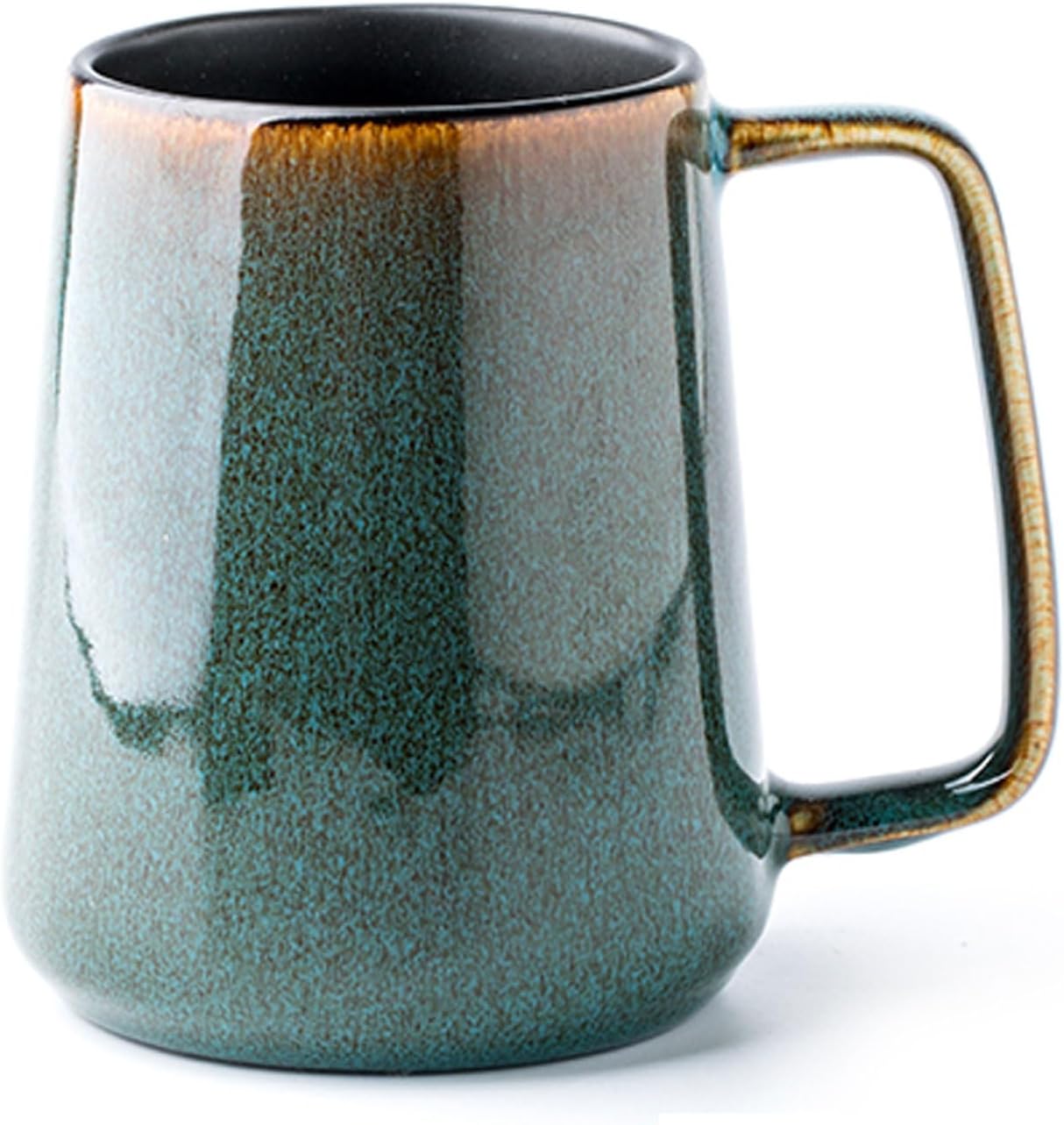 Giant Handle Ceramic Mug, 24oz, Green - Office & Home Friendly