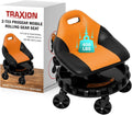 Traxion 400lb Capacity ProGear Rolling Gear Seat - Smooth Mobility