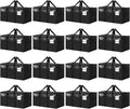 16 Pack Extra Large Heavy Duty Moving Bags - Spacious, Durable Storage