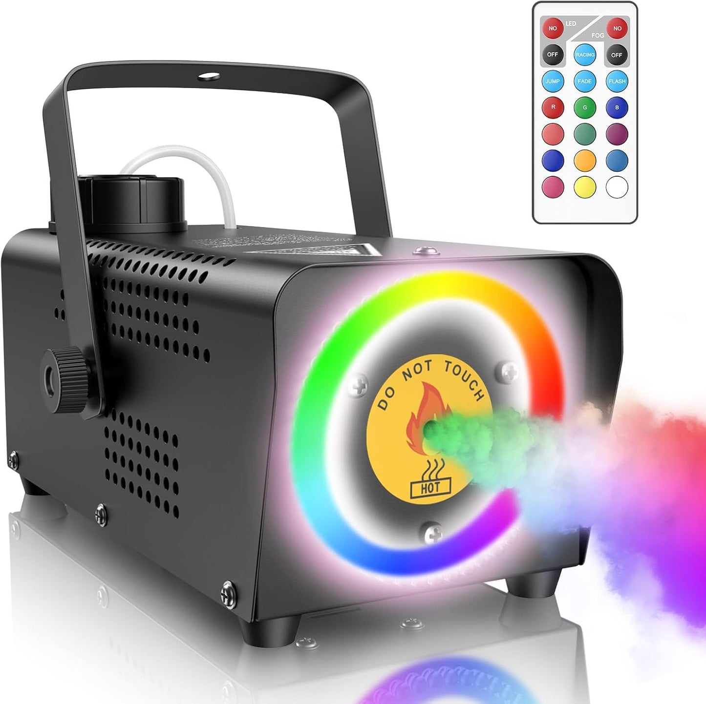 Fansteck Fog Machine with 45 LED Lights for Parties and Events