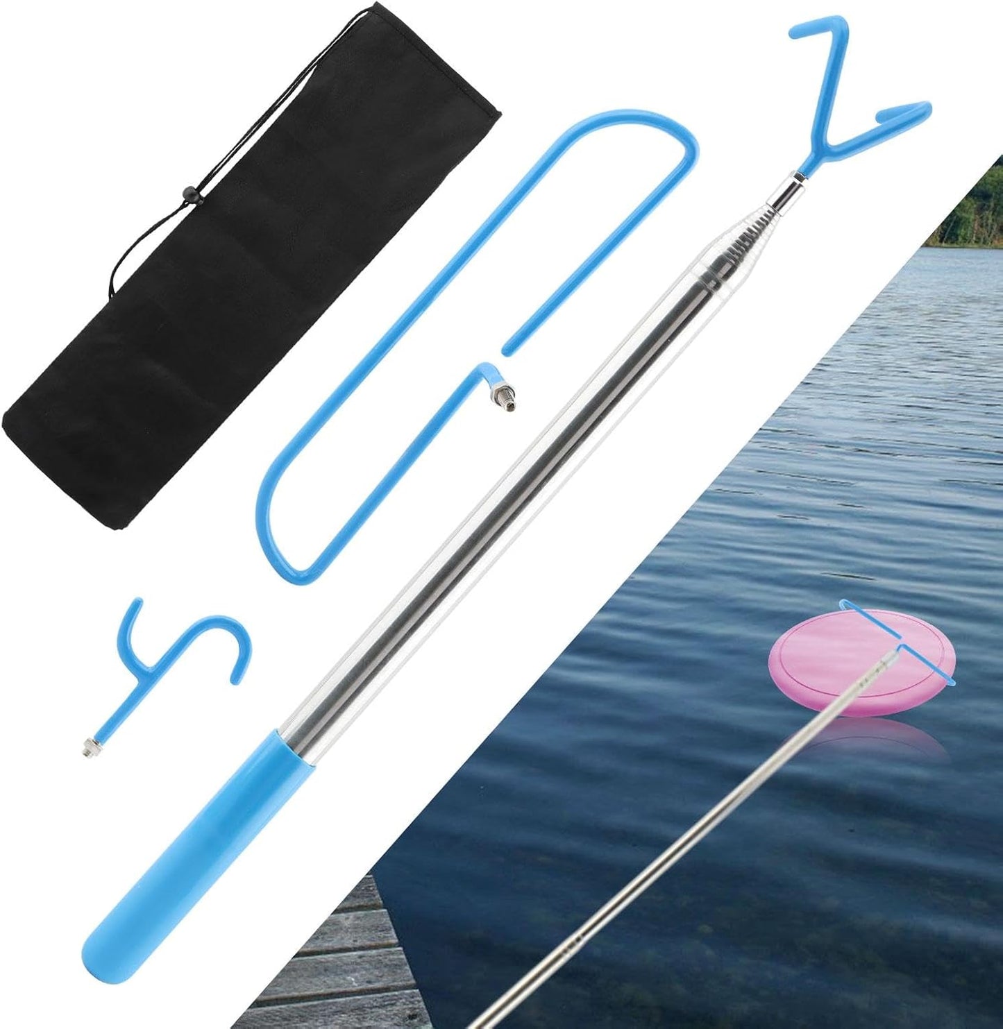 Extendable Disc Golf Retriever - Reach Anywhere with Ease!