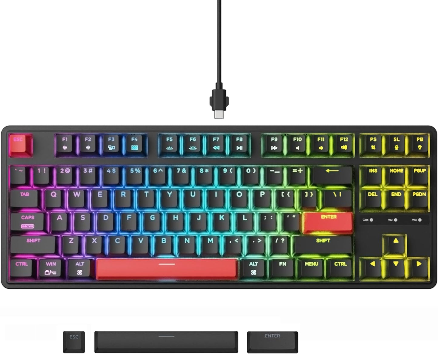 Keychron C3 Pro Compact TKL RGB Keyboard