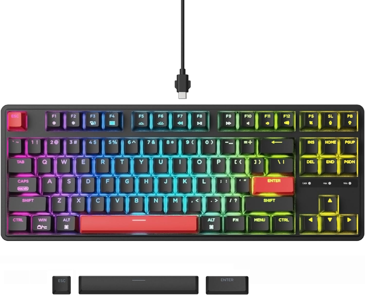 Keychron C3 Pro Compact TKL RGB Keyboard
