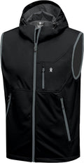Little Donkey Andy Men's Lightweight Softshell Vest - Windproof Mid