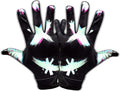 Jester Cross Eyes Football Gloves - Tacky Grip Skin Tight for Adults