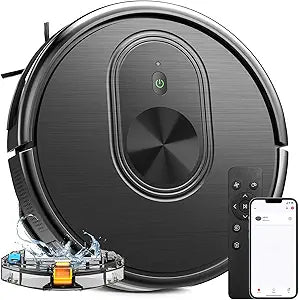 Robot Vacuum and Mop Combo with 1600Pa Suction Power