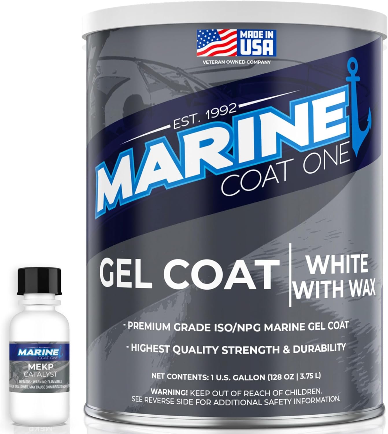 Professional Grade Gel Coat Repair Kit for Boats and Fiberglass