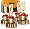 9005 H11 Combo LED Bulbs Kit Fanless - Brighter Hi/Low Beam Upgrade
