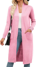 Zeagoo Women's Long Cardigan Sweaters Lightweight Knit Duster