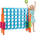 Giant 4-in-A-Row Jumbo 3.5ft Game Set - Family Yard Connect Game