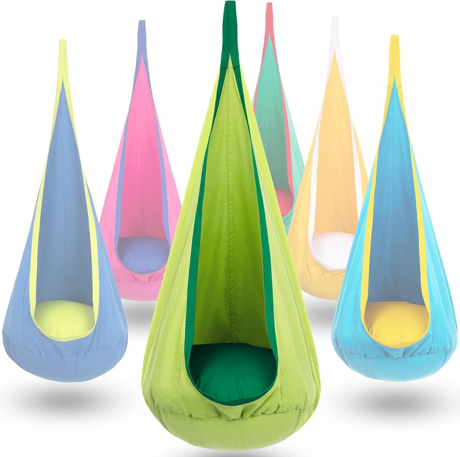 Kids Pod Swing Chair for Indoor and Outdoor Fun and Relaxation