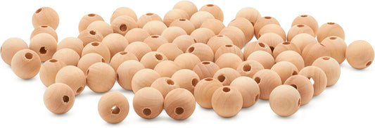 Wooden Beads for DIY Projects - Unfinished Birch Craft Supplies