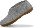 Glerups 100% Wool Mix Shoe Slipper - Durable Rubber Sole