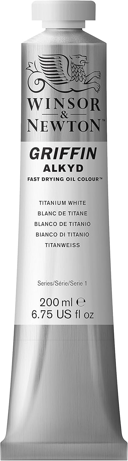 Winsor & Newton Griffin Alkyd Fast Drying Oil Paint, Titanium White