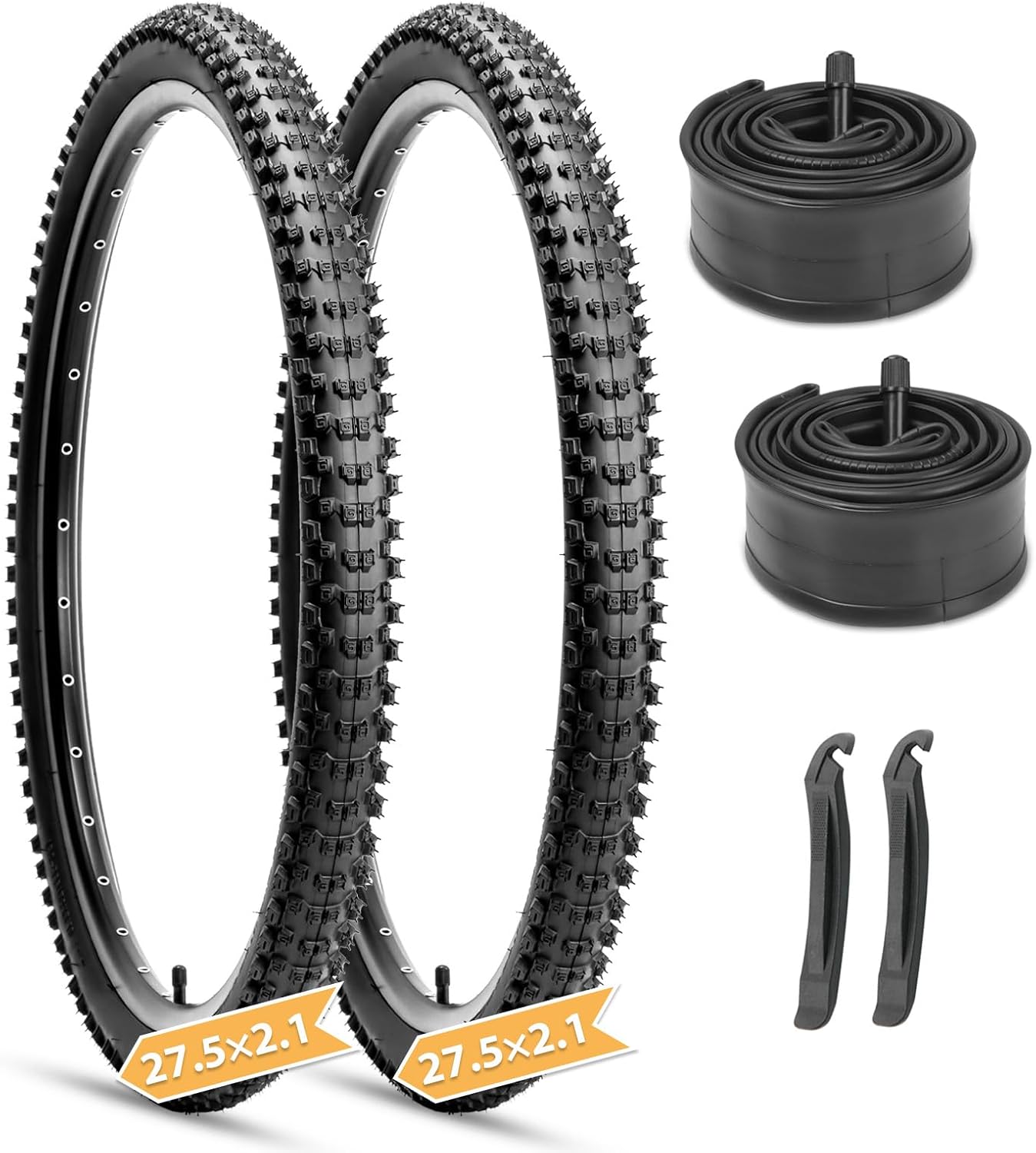 Hycline Mountain Bike Tires Set: All-Terrain 26/27.5/29x2.1 in