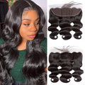 13x4 Lace Frontal Closure Body Wave 18in - Natural Hairline