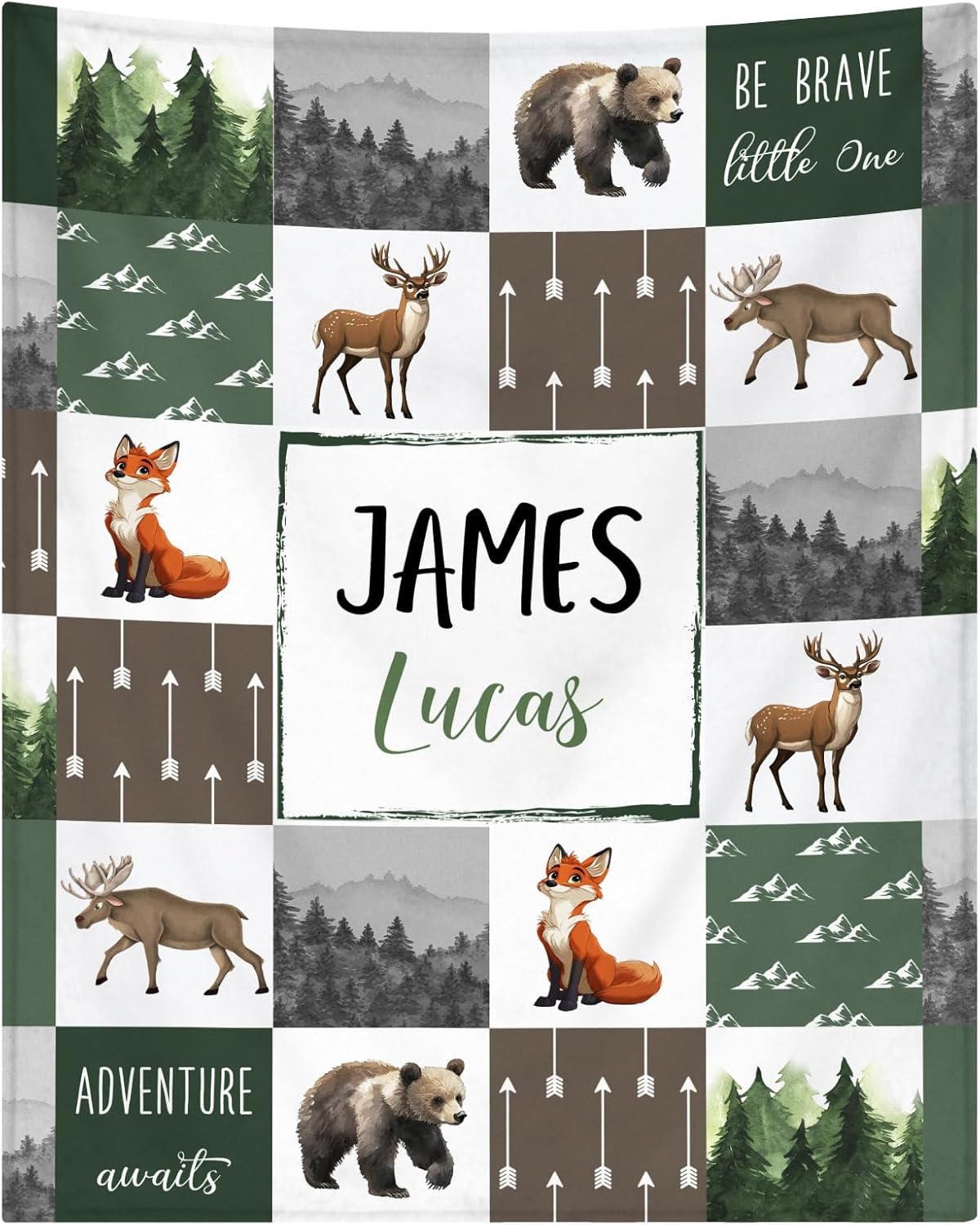 Custom Boys' Blanket - Name Personalization for Cozy Cuties