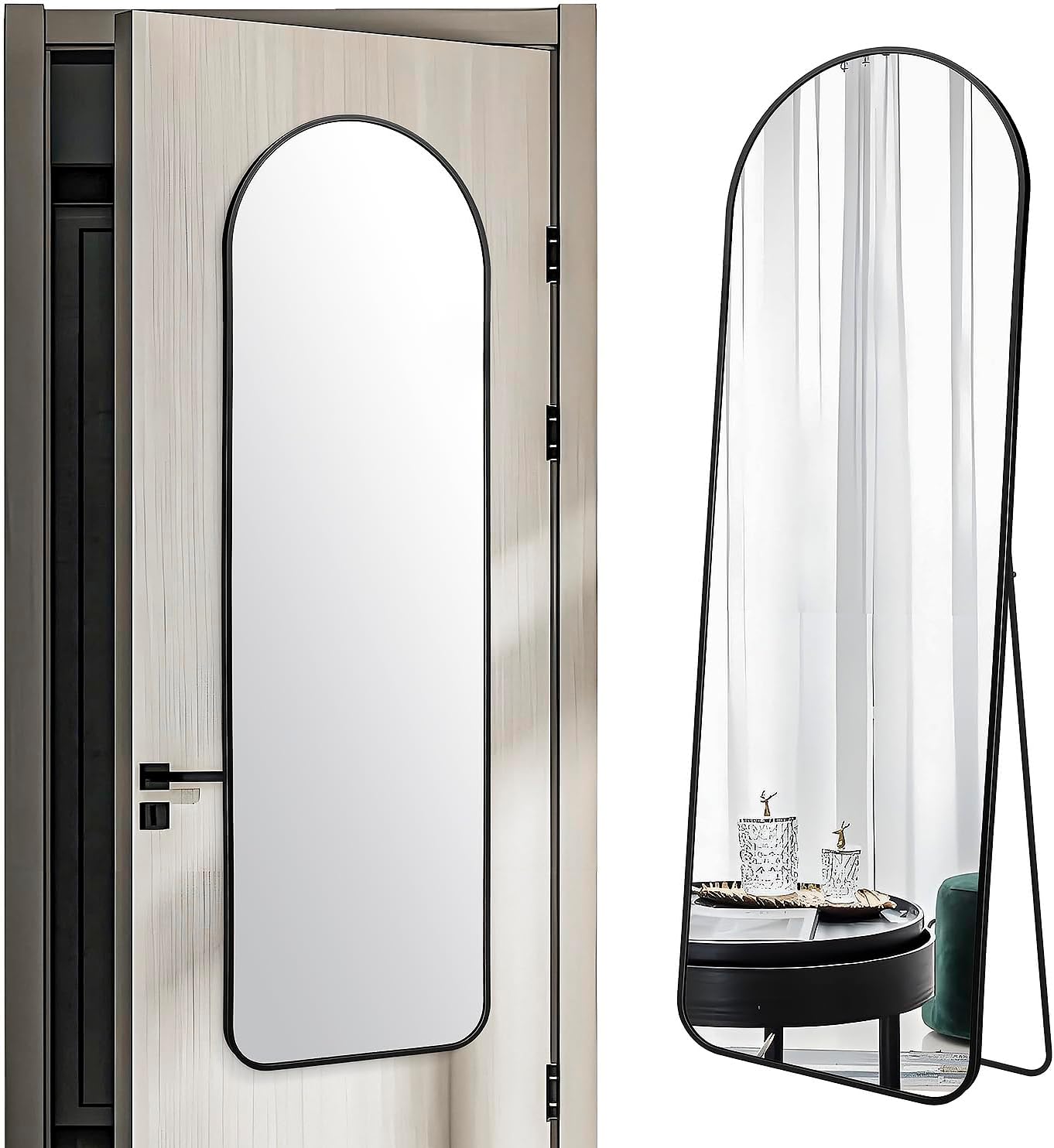 57x20 Door Hanging Full Length Mirror for Stylish Home Decor