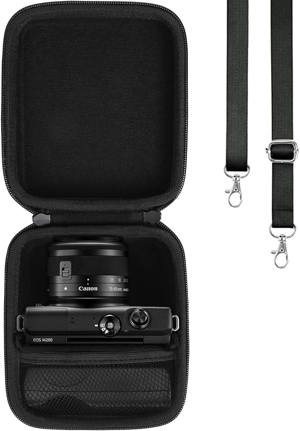 co2CREA Hard Case for Canon EOS M200 Compact Mirrorless Camera