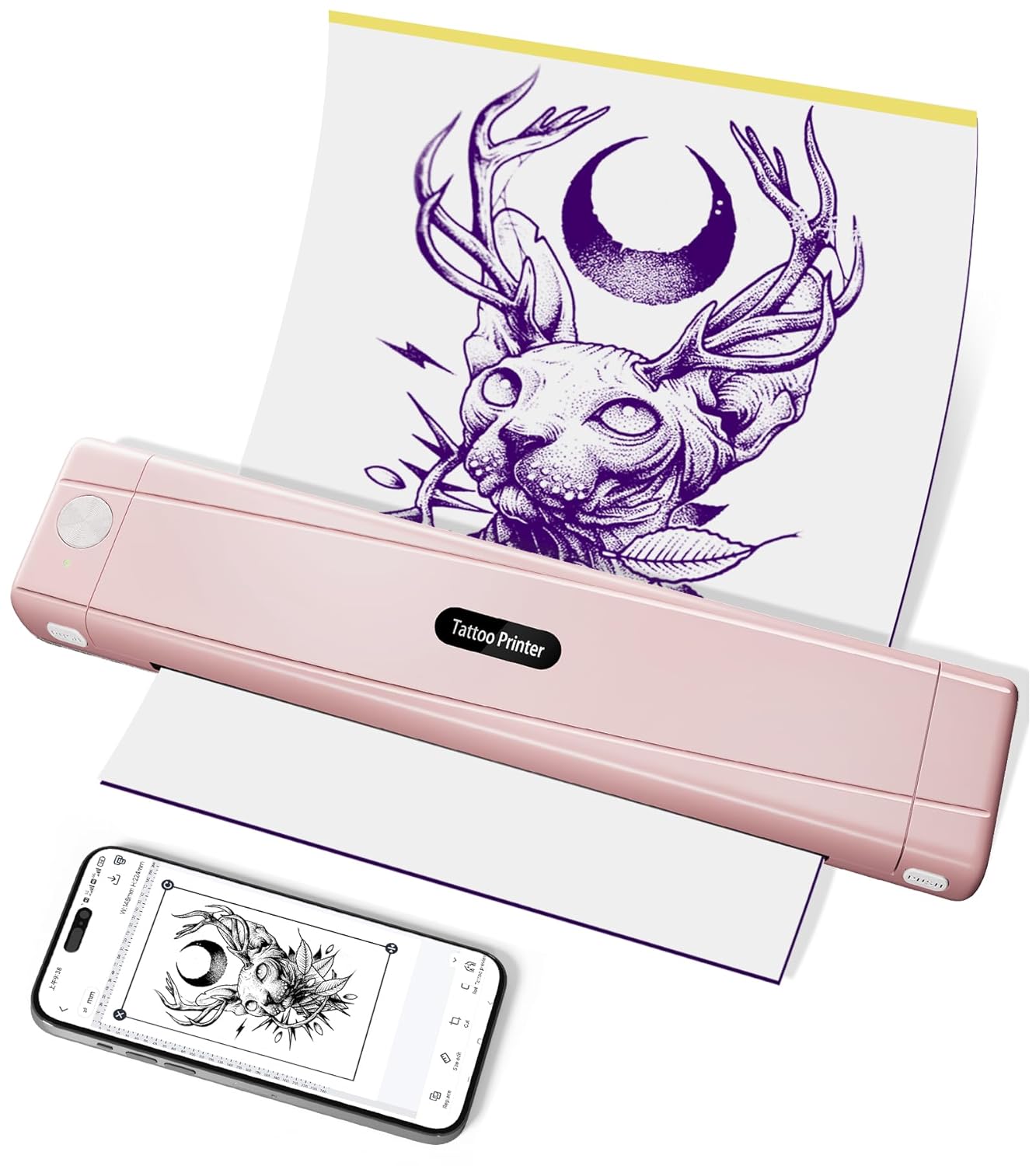 2025 New Tattoo Stencil Printer with Wireless Transfer Paper