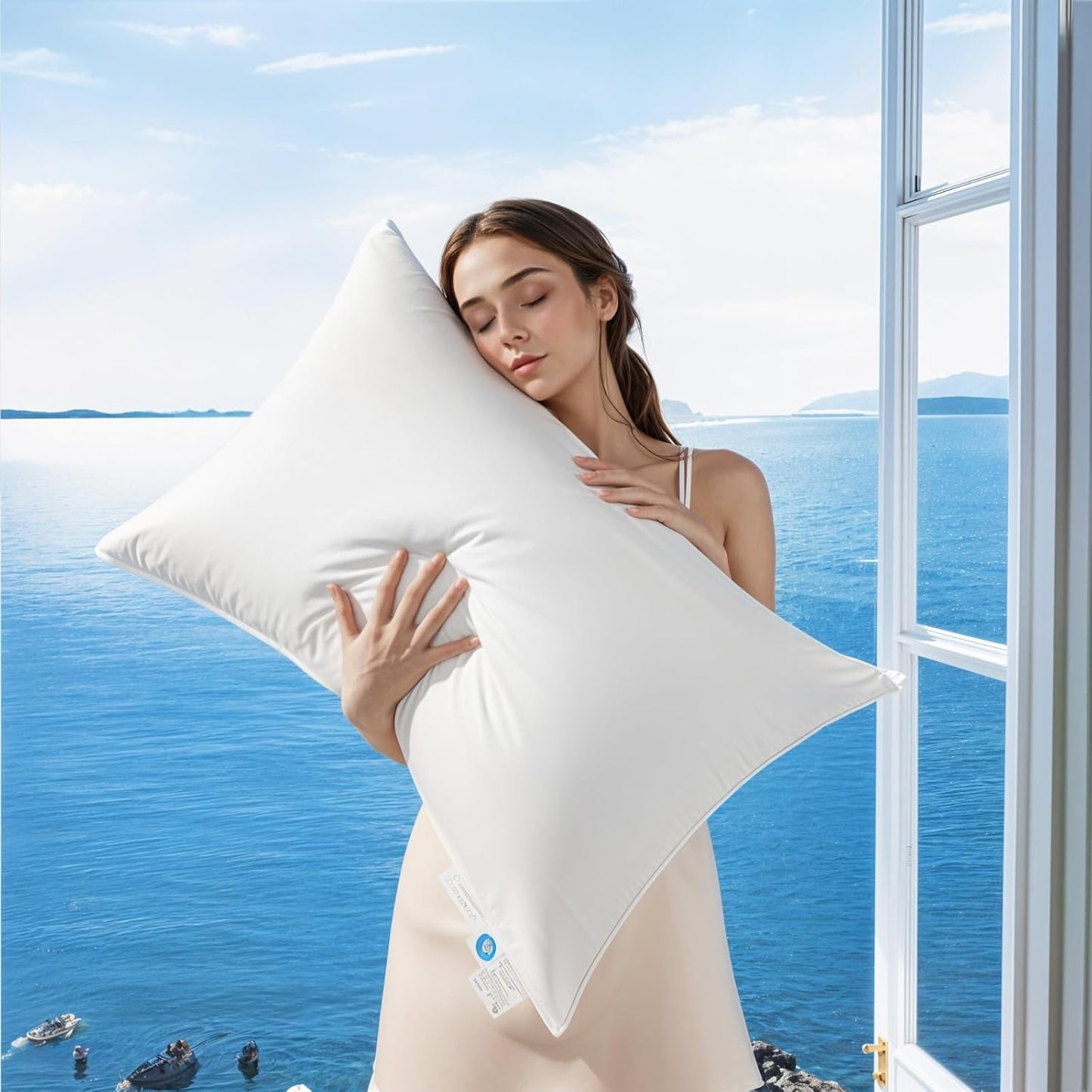 Canadian Luxury Goose Down Pillow for Ultimate Comfort Sleep