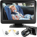 FEISIKE Car Baby Camera 4.3in Monitor - Clear Backseat View for Safer