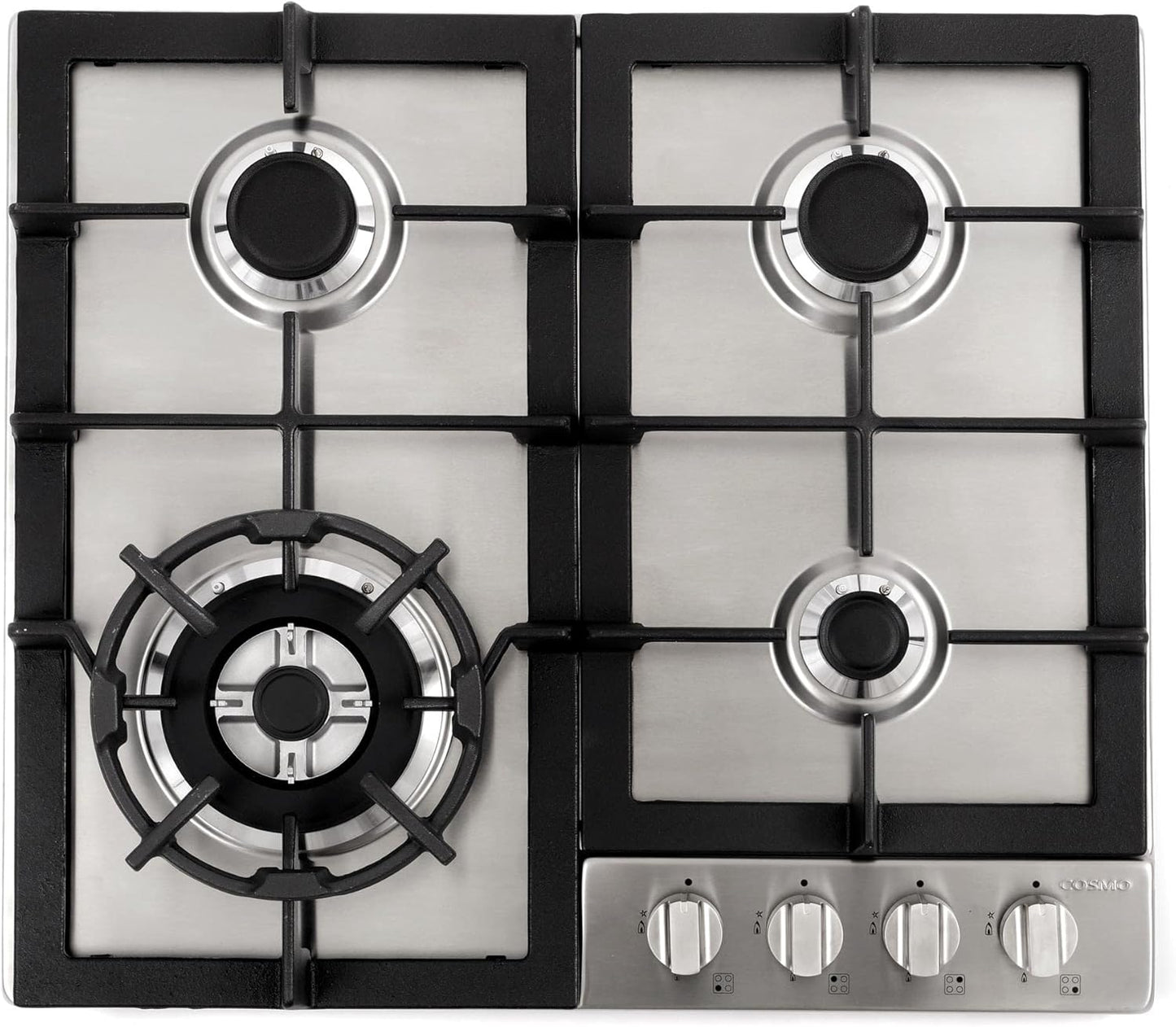 COSMO 24 in. Gas Cooktop with 4 Sealed Burners for Cooking