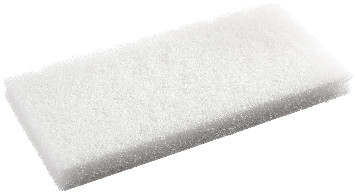 White Utility Pads for Light Cleaning and Polishing, 20-Pack