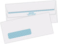 #10 Left Window Security Tinted Envelopes with Self Seal - 500/Box