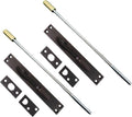 QCAA Solid Brass Extension Flush Bolt with 12ft Rod - Durable Door