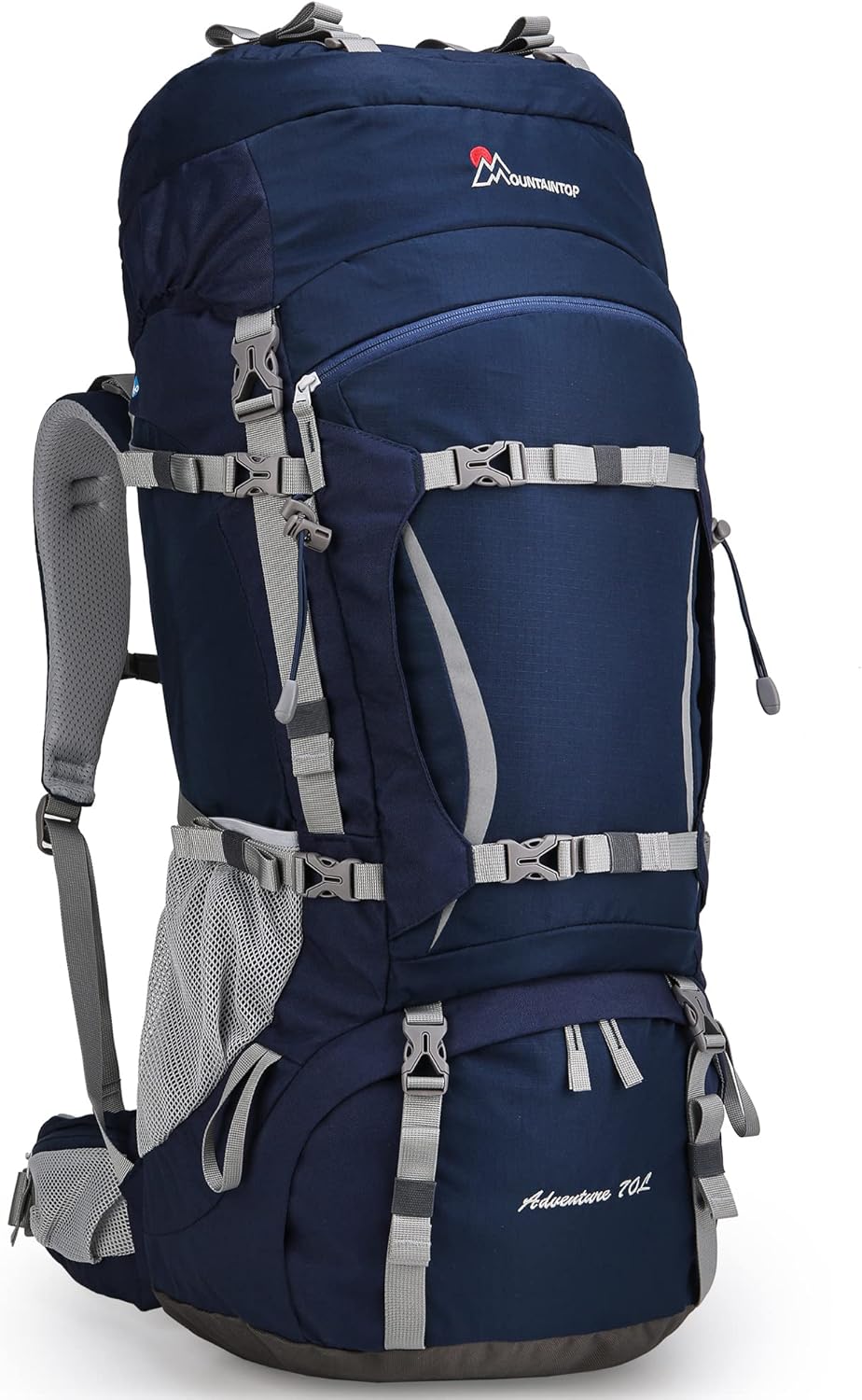MOUNTAINTOP 70L Backpack: Ultimate Comfort & Rain Protection