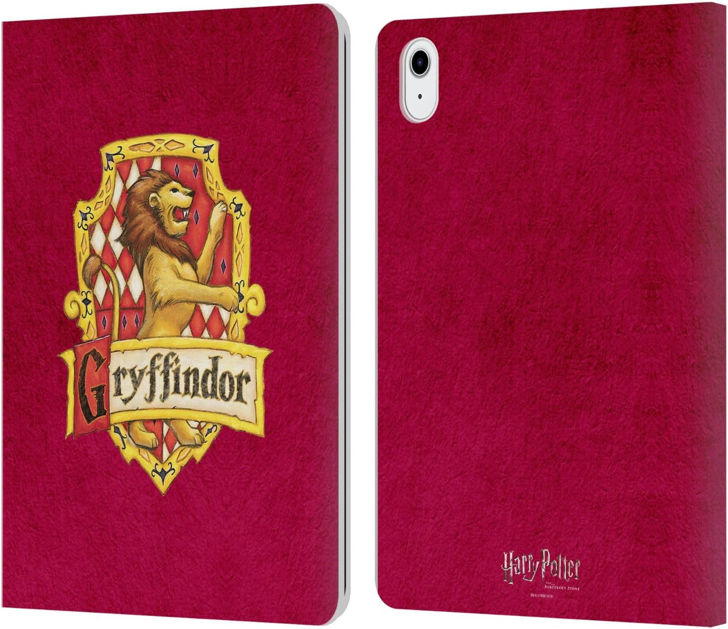 Harry Potter Gryffindor Crest Leather Wallet Case for iPad Air