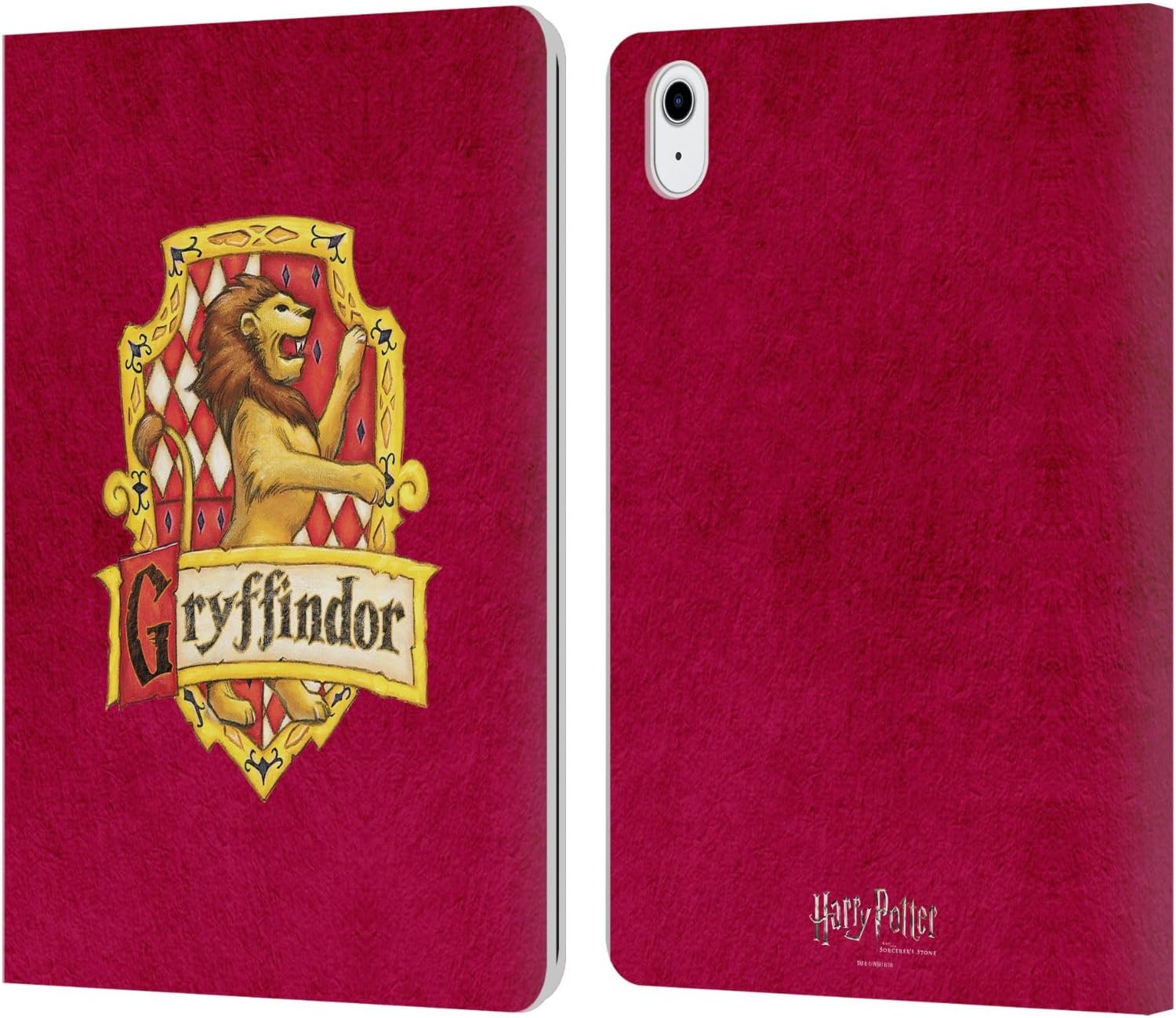 Harry Potter Gryffindor Crest Leather Wallet Case for iPad Air