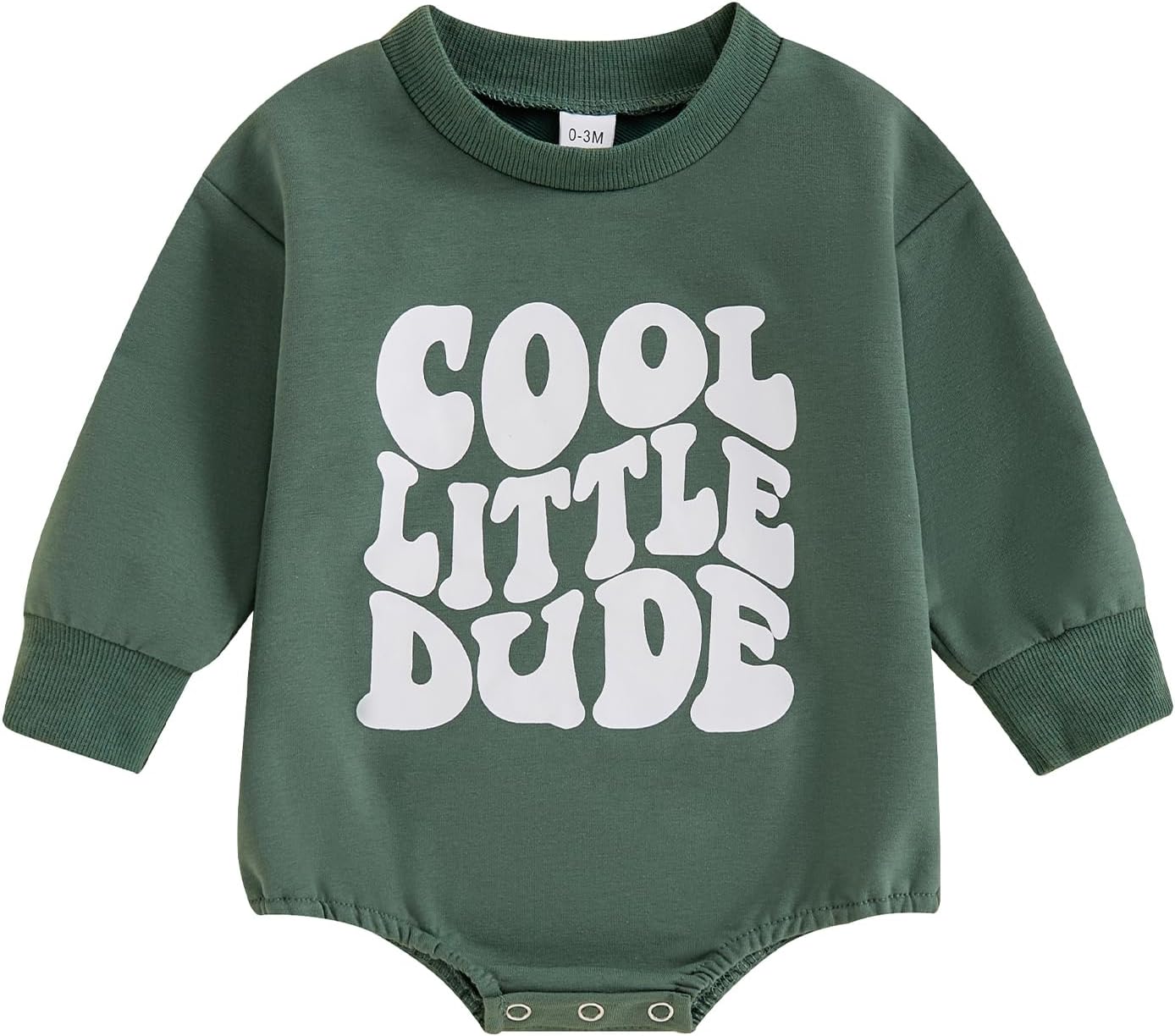 Lucikamy Funny Letter Print Infant Romper