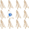 Falling in Art 16 in Wood Easel Stand - Compact Tabletop Display