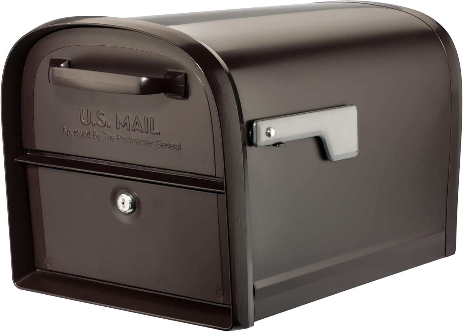 Oasis 360 Locking Parcel Mailbox with 2 Access Doors in Rubbed Bronze