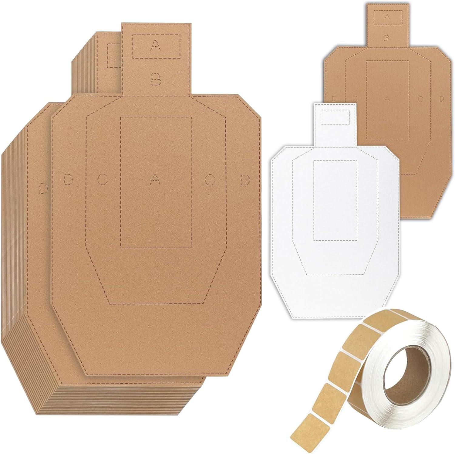 Shooting Targets Cardboard 30x18 inch Tactical Range Practice