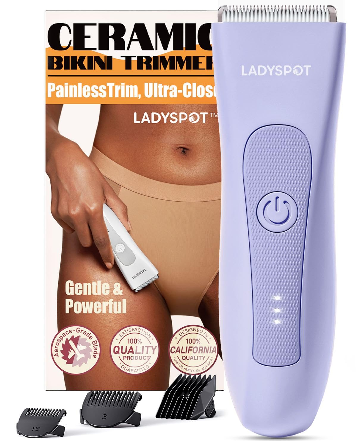 Bikini Trimmer for Women - Waterproof Hair Shaver Razors
