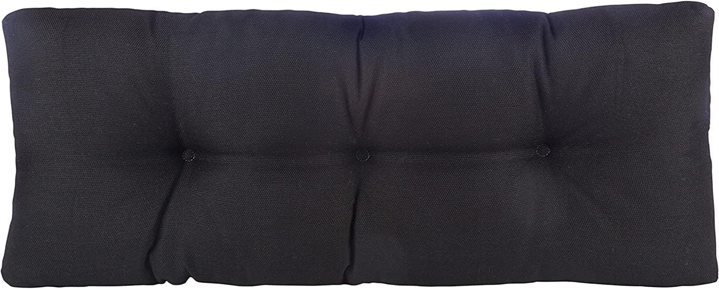 Klear Vu Corner Nook Non-Slip Tufted Bench Cushion 27 in Midnight
