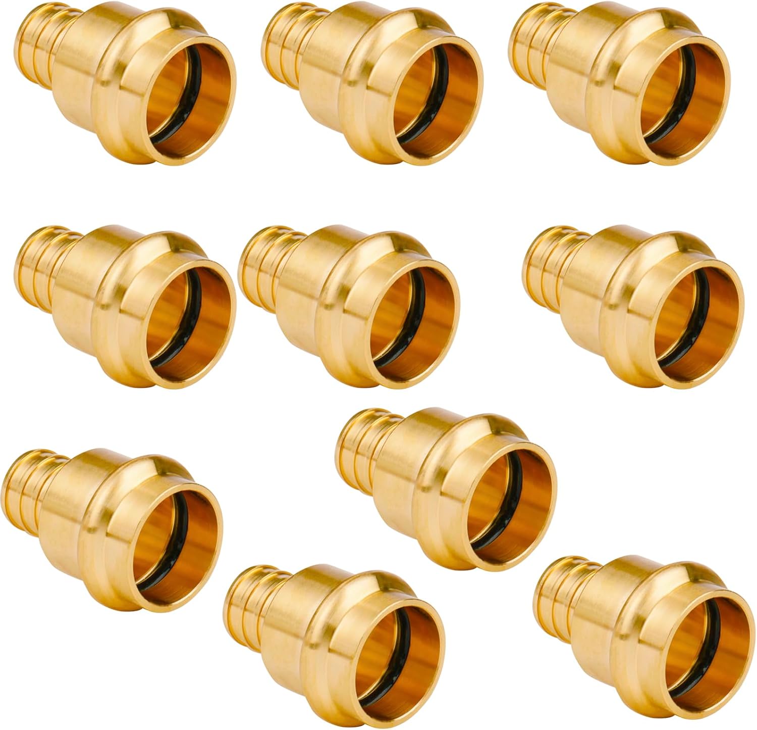 Propress Fittings 3/4 Inch Brass Coupling for PEX Connections